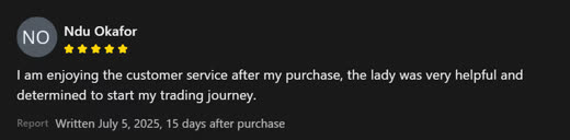Customer review from Ndu Okafor
